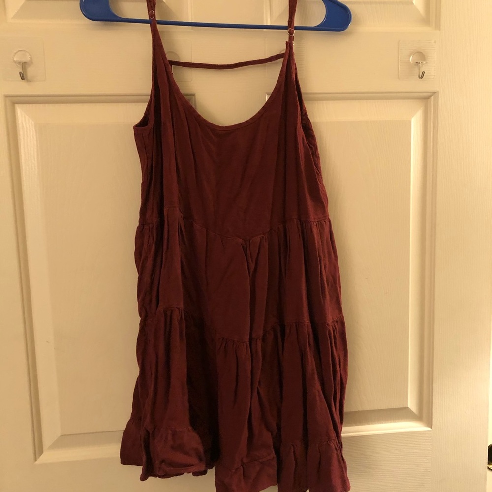 Brandy Melville Maroon Dress